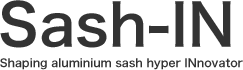 Sash-IN Shaping aluminium sash hyper INnovator